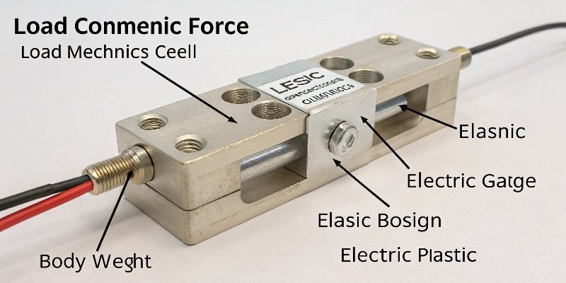 Basic Load Cell Diagram a diagram showing the basic components of a load cell