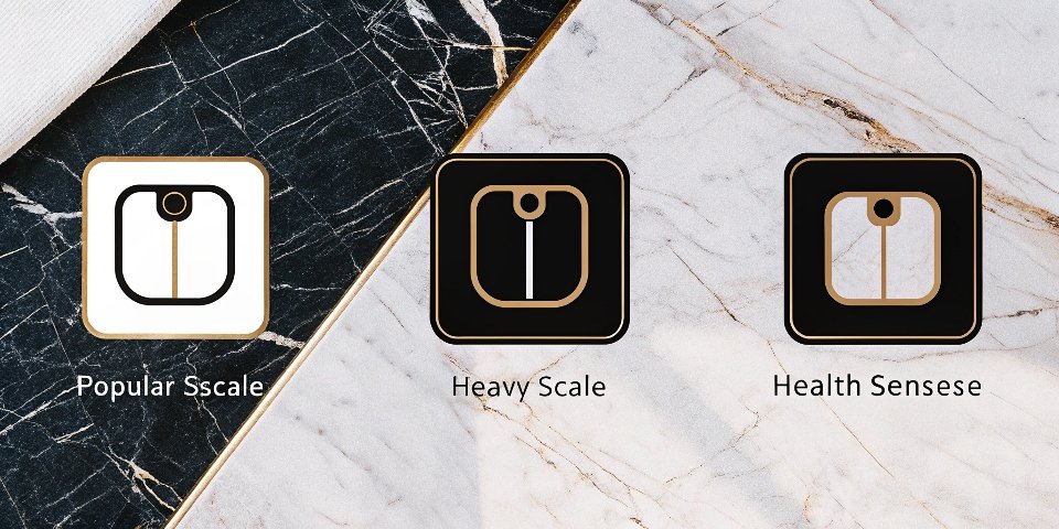 Logos of popular weighing scale brands in India