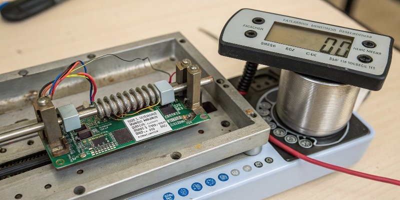 Load Cell Sensor Diagram A close-up diagram showing how a load cell sensor works.