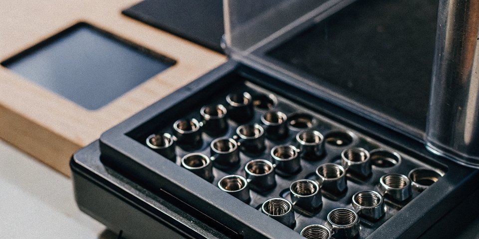 High Accuracy Parts Counting Scale A close-up of a counting scale's display showing a high quantity of small parts