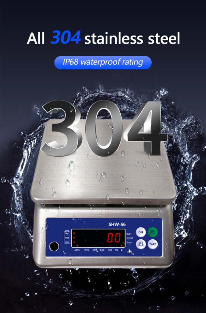 S6 Stainless Steel Waterproof Scale