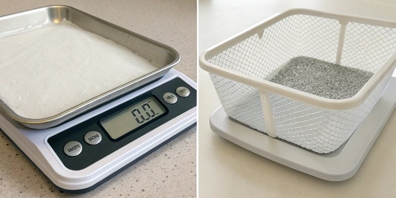 Understanding Zero and Tare Functions a side-by-side comparison of Zero and Tare buttons on a scale