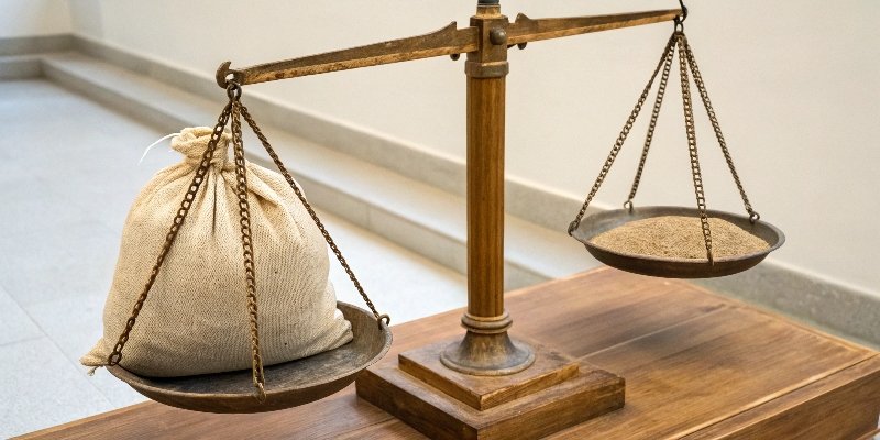 Lever balance diagram diagram of a lever balance for weighing