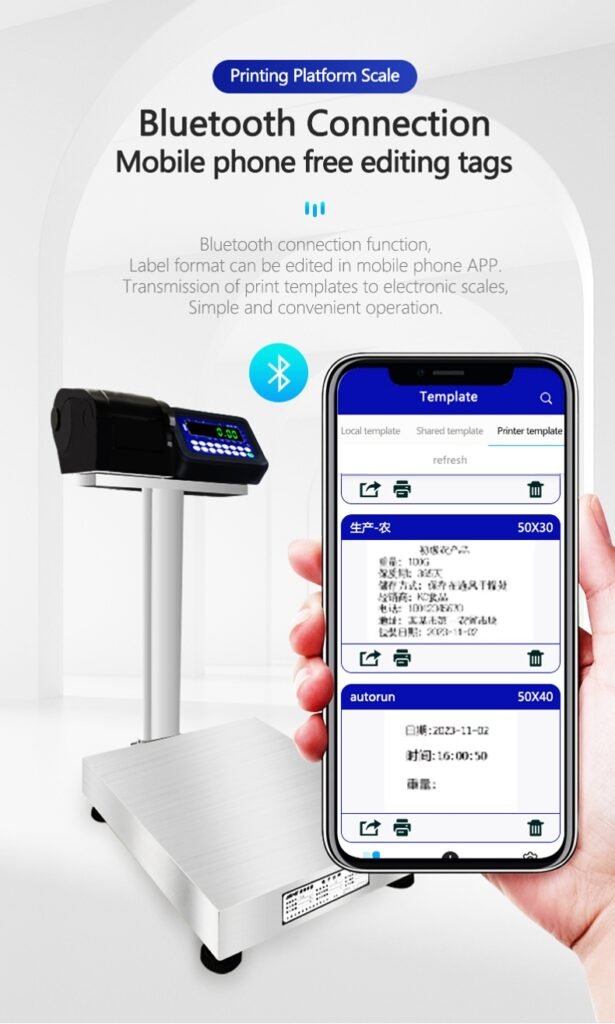 A8P Print platform scale