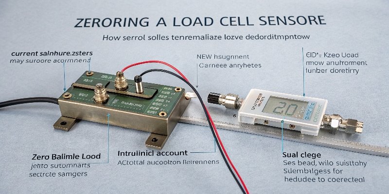 The Science Behind Zeroing a Scale a simplified diagram of an industrial scale's load cell sensor
