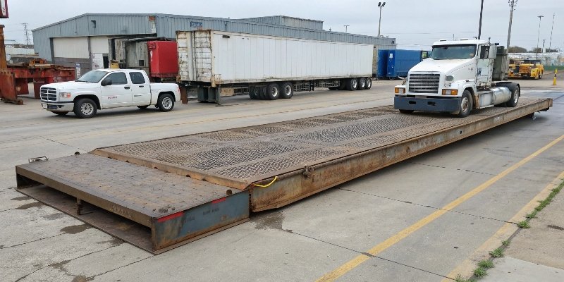 Life expectancy of a truck scale An older but well-maintained truck scale still in operation