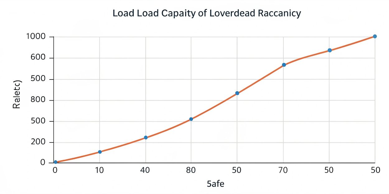 Load Cell Capacity vs Overload Limits A graph showing the different load limits of a load cell