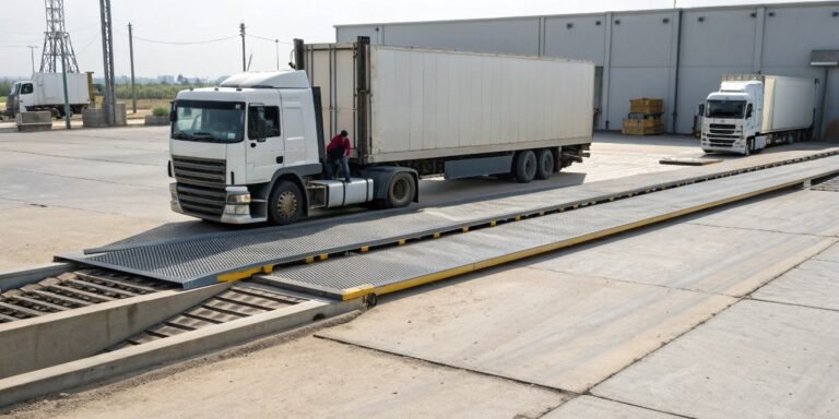 How does a truck scale work?