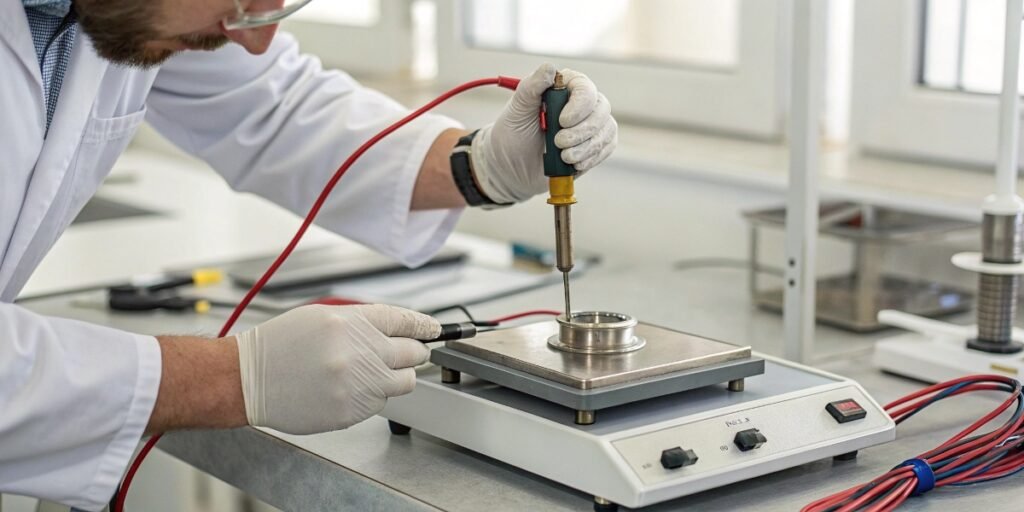 How to calibrate the load cell of a balance?