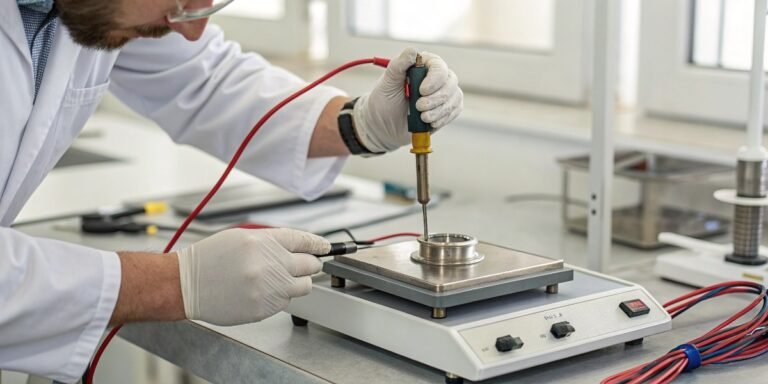 How to calibrate the load cell of a balance?