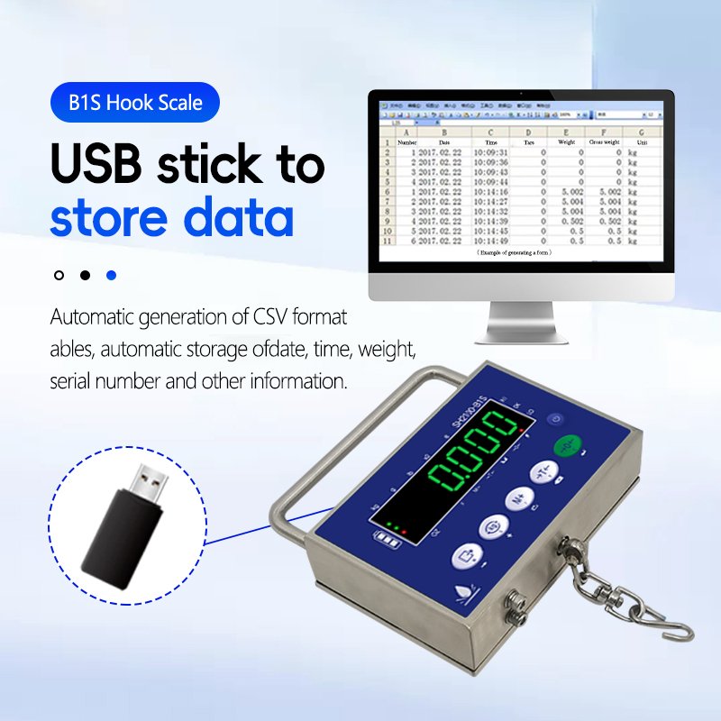 B1S All-Stainless Steel Small Hanging Scale