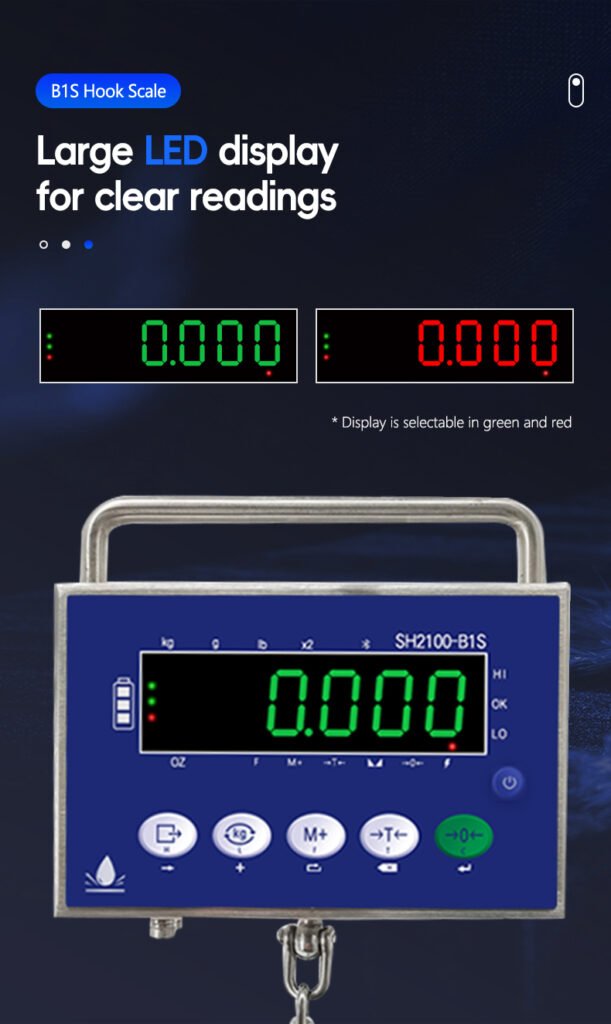 B1S All-Stainless Steel Small Hanging Scale