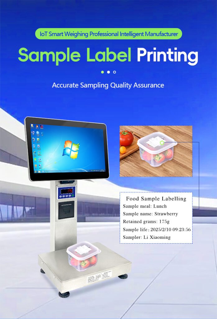 Windows or Android touchscreen Print scale