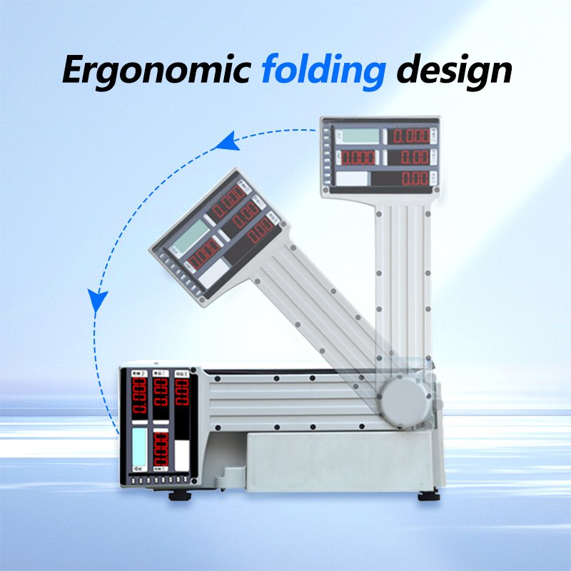 Barcode printer scale