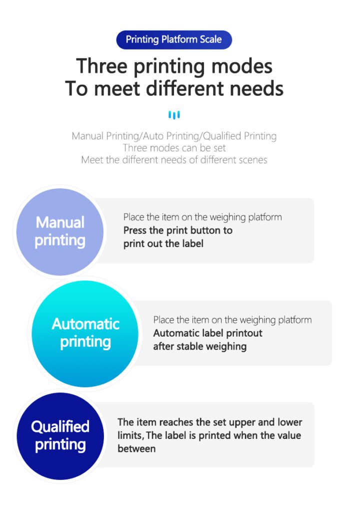 A8P Print platform scale