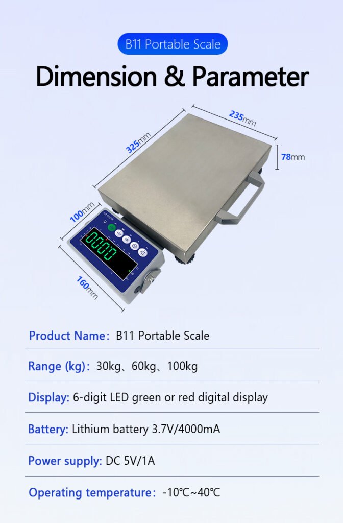 B11 Bluetooth Bench Scale