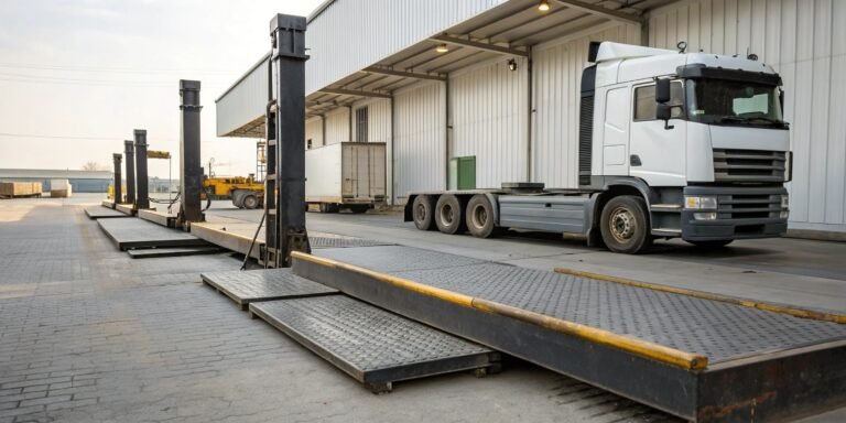 What are weighing truck scales?