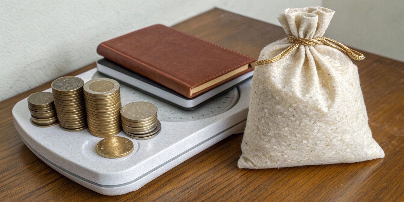 What can I use from home to calibrate my 500g scales?