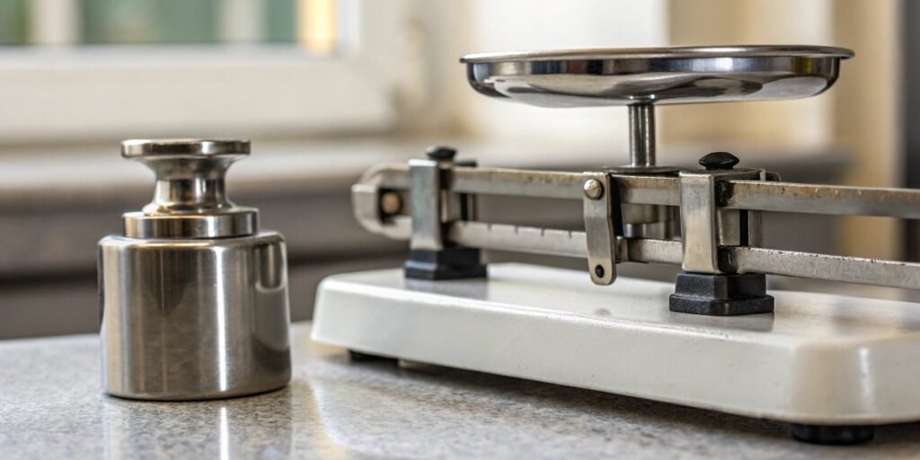 What can I use to calibrate my scales weighing 100g?