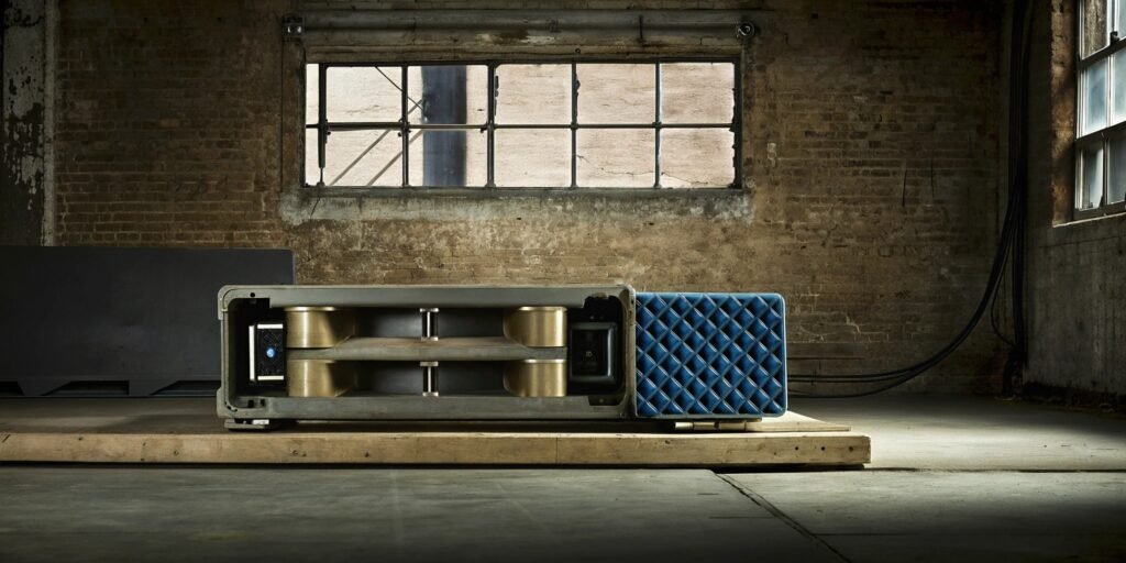 What is the material used in commercial load cells?