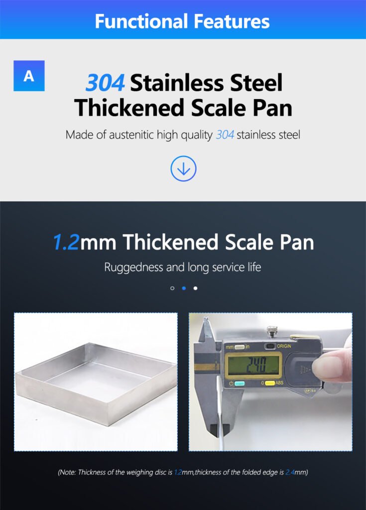 High-Precision Explosion-Proof Bench Scale 0-60kg