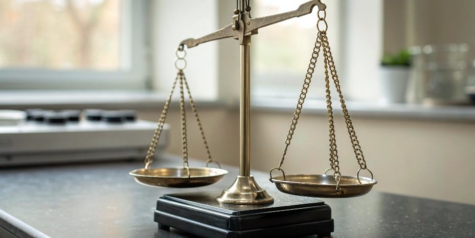 Balance vs. Scale vs. Weighing Instrument A balance, a scale, and a generic weighing instrument side-by-side