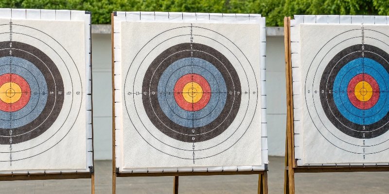 Comparing Scale Performance Metrics An infographic comparing accuracy, repeatability, and linearity using dartboard diagrams.