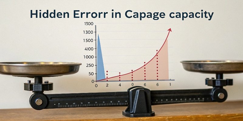 Hidden Linearity Errors An illustration of a hidden error in the mid-range of a scale's capacity