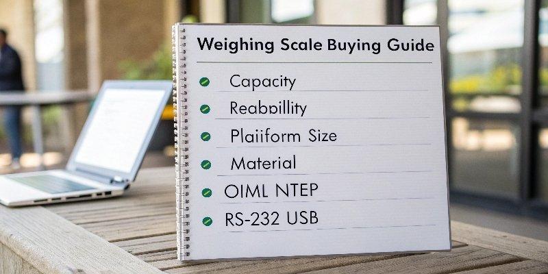Key Features of a Weighing Scale A checklist of features to consider when buying a weighing scale