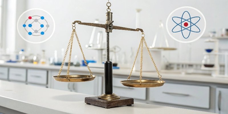 Icons representing static, magnetism, and power fluctuations around a scale