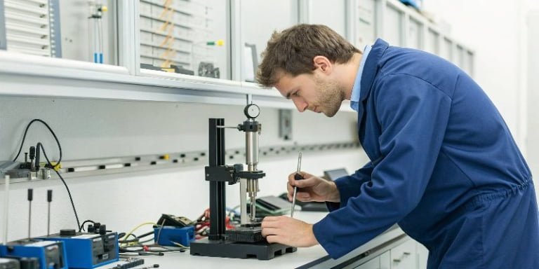 How did you use metrology skills to calibrate test equipment?