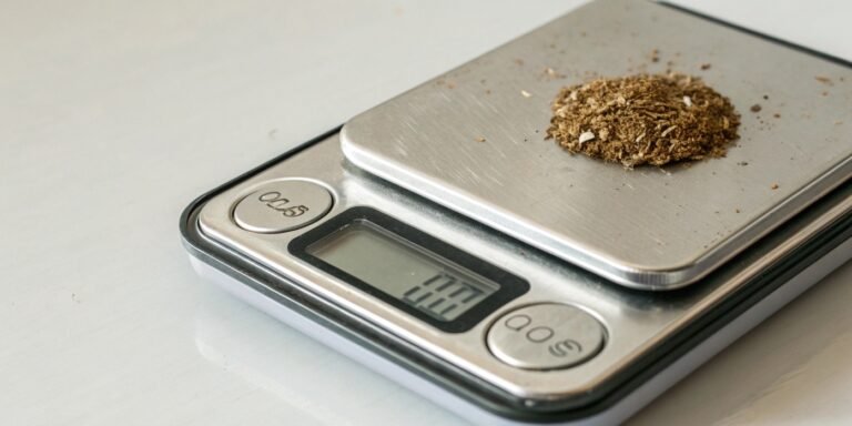 How much does a 1/4 gram weigh on scales?