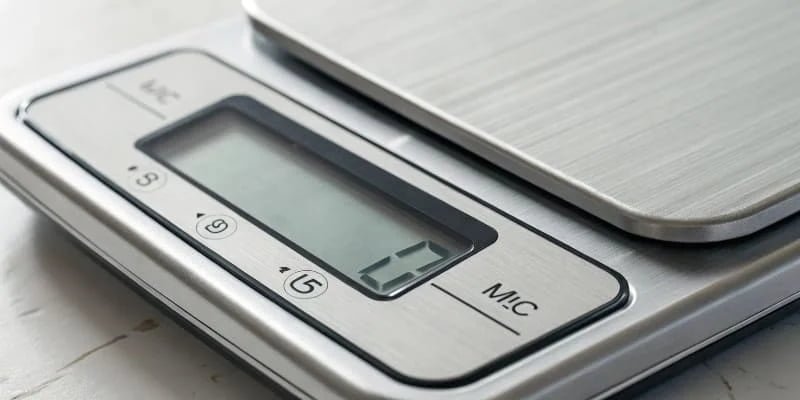 Scale Accuracy and Tolerance Specifications A close-up of a digital scale's specification label showing its accuracy class.