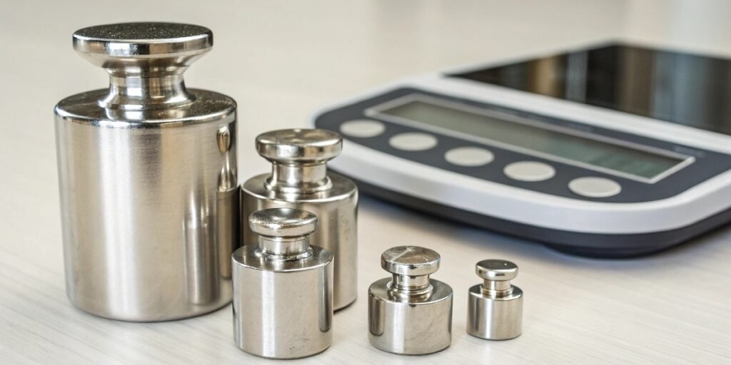 What can I use to calibrate my digital scale 100g?