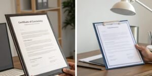 What is the difference between a Certificate of Conformity and a Certificate of Calibration?