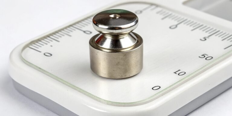 What weighs 50 grams to calibrate a scale?