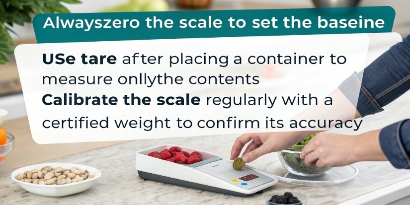 Weighing Scale Cheat Sheet A cheat sheet infographic for using a weighing scale