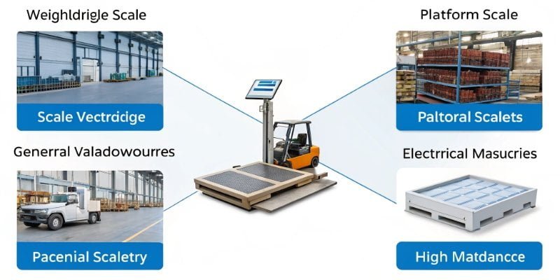 Choosing the Right Scale A flowchart showing different applications pointing to the correct type of scale.