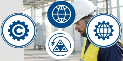 Different Types of Certification Marks A collage of different certification logos like CE, UL, FCC, and OIML.