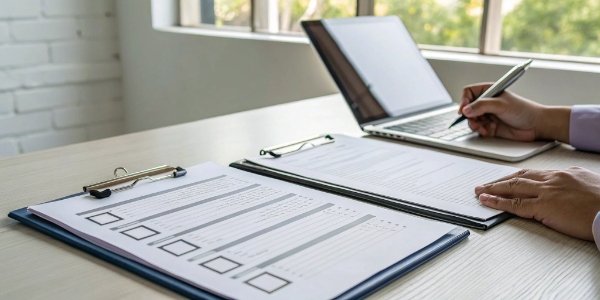 A quality control checklist and inspection report