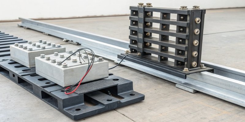 Weighbridge Technology Types Diagram showing analog vs digital load cells