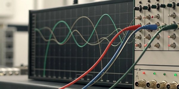 An animation showing an analog signal being converted into digital steps, with higher sensitivity leading to more steps.