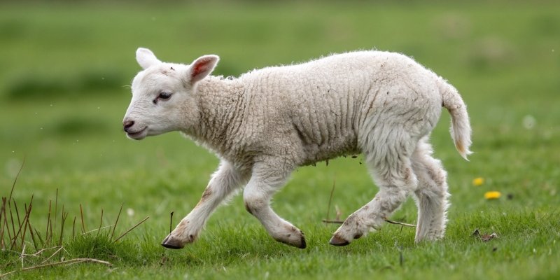 Signs of Selenium Deficiency in Lambs A lamb showing signs of stiffness or weakness