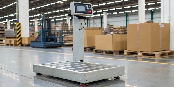 An industrial weighing scale display showing an 'ERR' or error message