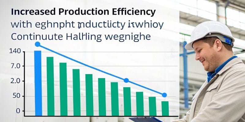 Graph showing increased throughput with a dynamic scale