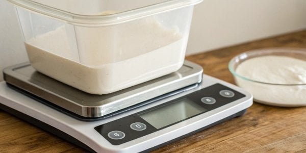 How Tare Function Works Internally A simple diagram illustrating the Tare function: (Weight on Scale) - (Stored Tare Weight) = (Displayed Net Weight).