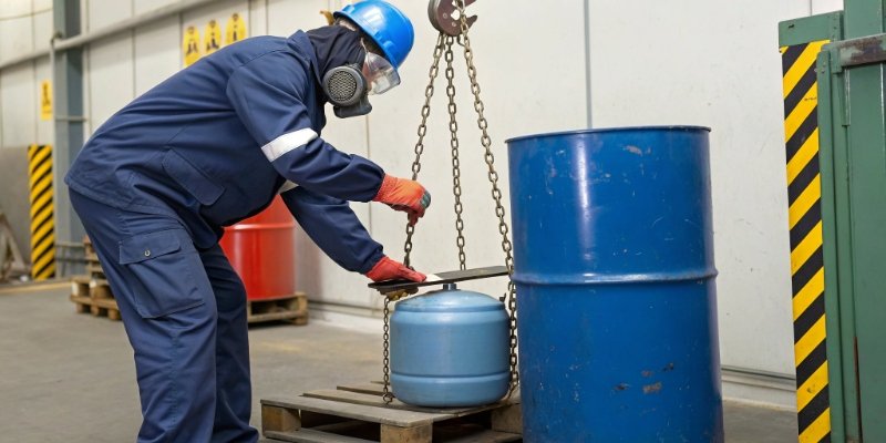 For Hazardous Environments: How Do You Use Tare Safely with Chemical Drums and Gas Cylinders?