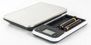 How often should I change the batteries in my digital scale?