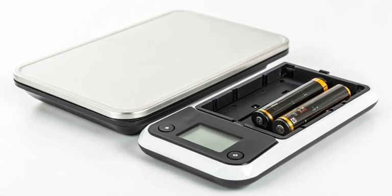 How often should I change the batteries in my digital scale?