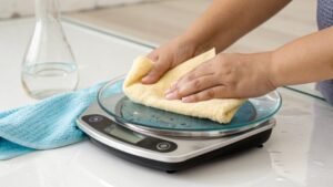 How to properly clean a digital scale to prevent errors?
